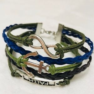 Chic Leather Wrap Bracelet